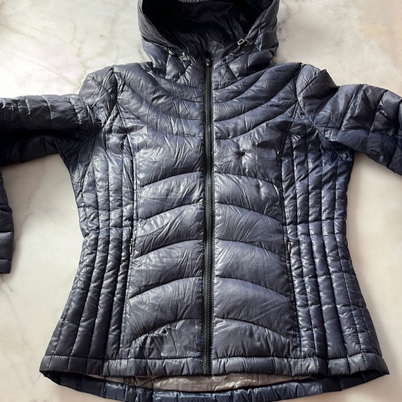 Andrew Marc Packable Lightweight Down  Puffer Quilt Jacket Sz S/M Dark Navy*Read - Picture 4 of 11